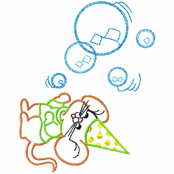 Mice Embroidery Design 12 Mice Embroidery Design 12